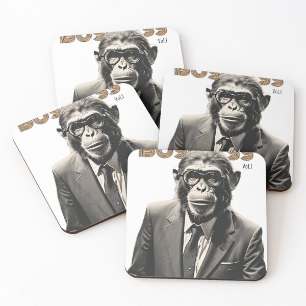 Item preview, Monkey Business Vol.1 | Neon Orange White Tee Business Humor  designed and sold by SeNsArtGallery.