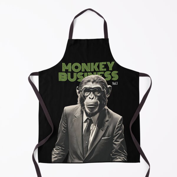 Item preview, Monkey Business | Acid Edition BLack Tee Vintage Humor Office designed and sold by SeNsArtGallery.