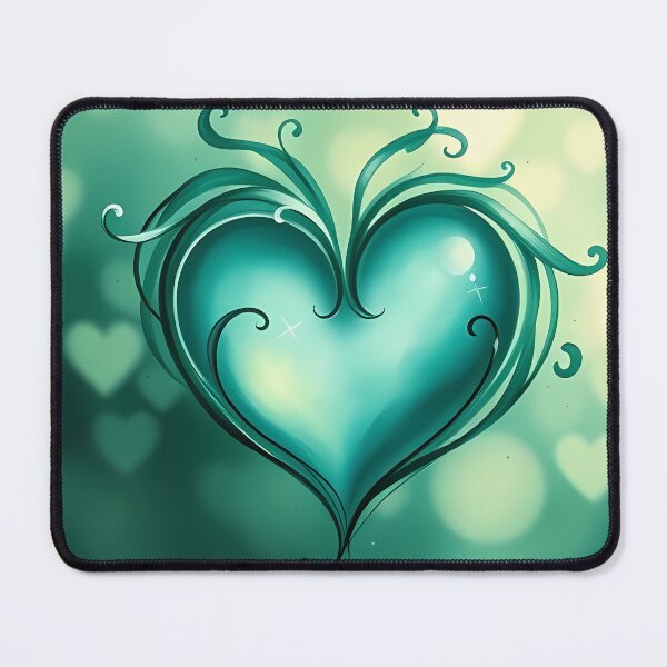 Item preview, Turquoise Gem Heart designed and sold by CalmnessbyChoice.