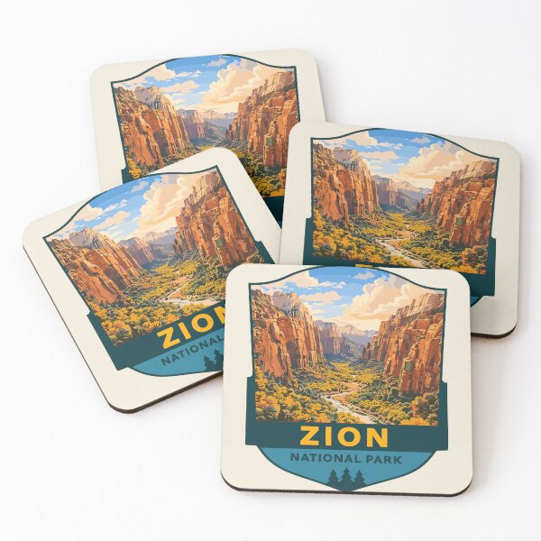 Item preview, Zion National Park Utah Sticker designed and sold by Gideon Emmerich.