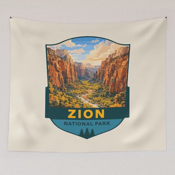 Item preview, Zion National Park Utah Sticker designed and sold by Gideon Emmerich.