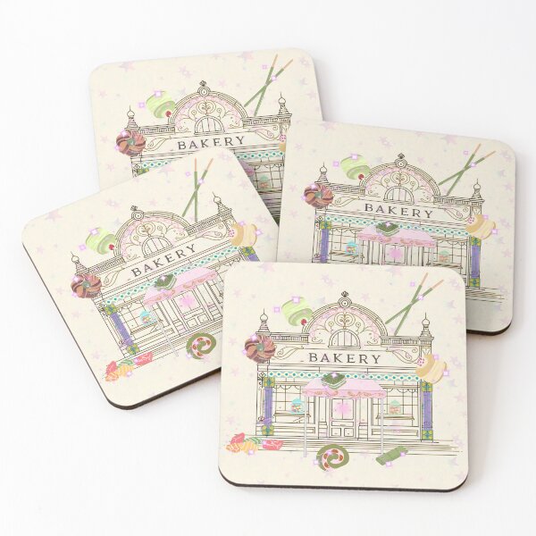 Item preview, Magical Bakery Illustration – Dreamy Cake Shop with Floating Desserts designed and sold by Sugar Wisdom .