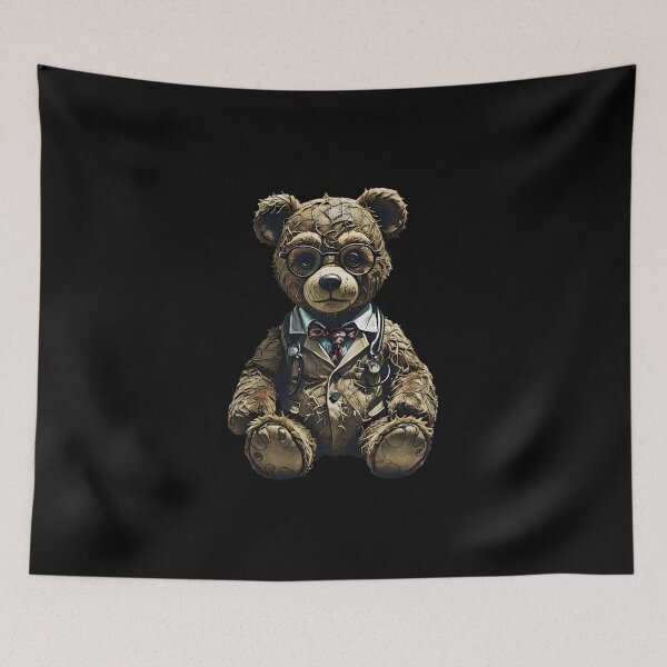 Item preview, Creepy Teddy Vol.1 Bear Steampunk Cute Plush designed and sold by SeNsArtGallery.