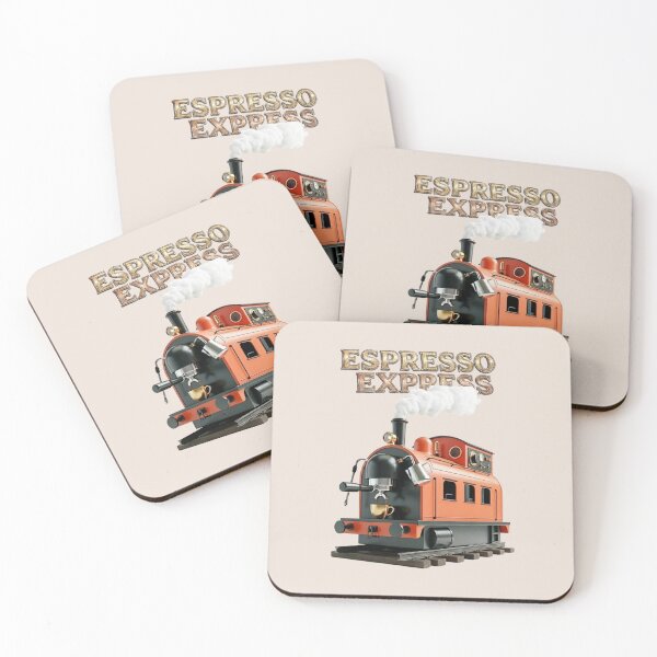 Item preview, Steampunk Espresso Machine Locomotive Art designed and sold by VauxelleArt.