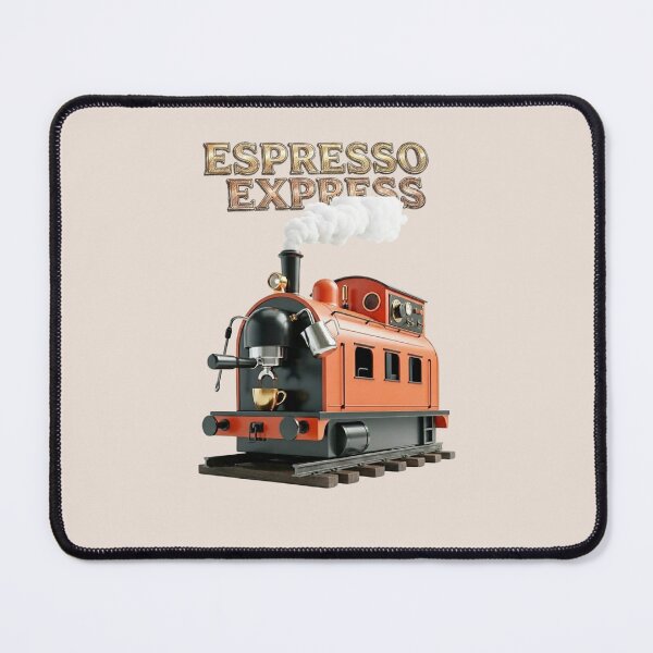 Item preview, Steampunk Espresso Machine Locomotive Art designed and sold by VauxelleArt.