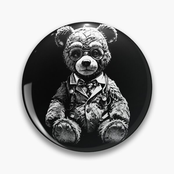 Item preview, Creepy Teddy Vol.1 Bear Steampunk Graphic Plush designed and sold by SeNsArtGallery.