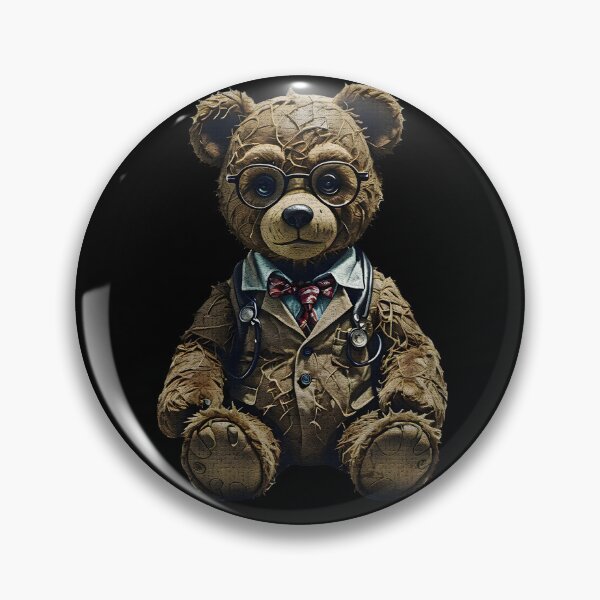 Item preview, Creepy Teddy Vol.1 Bear Crackle Cute Plush designed and sold by SeNsArtGallery.