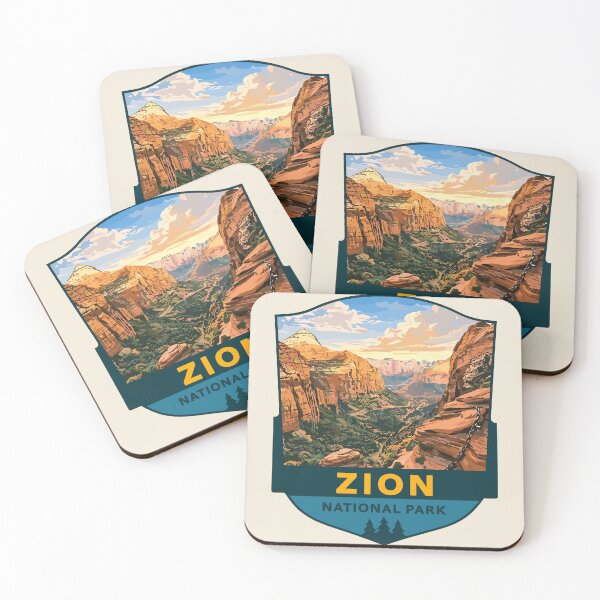 Item preview, Zion National Park Utah Sticker designed and sold by Gideon Emmerich.