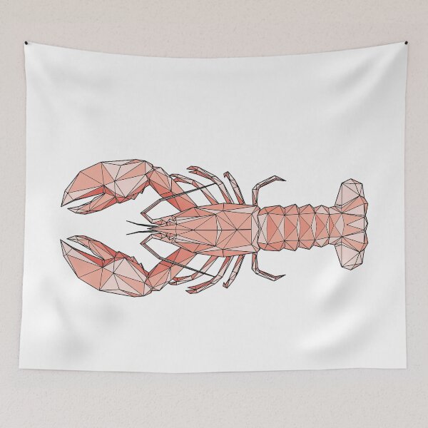 Item preview, Geometric Lobster Friends designed and sold by Screen Lore.
