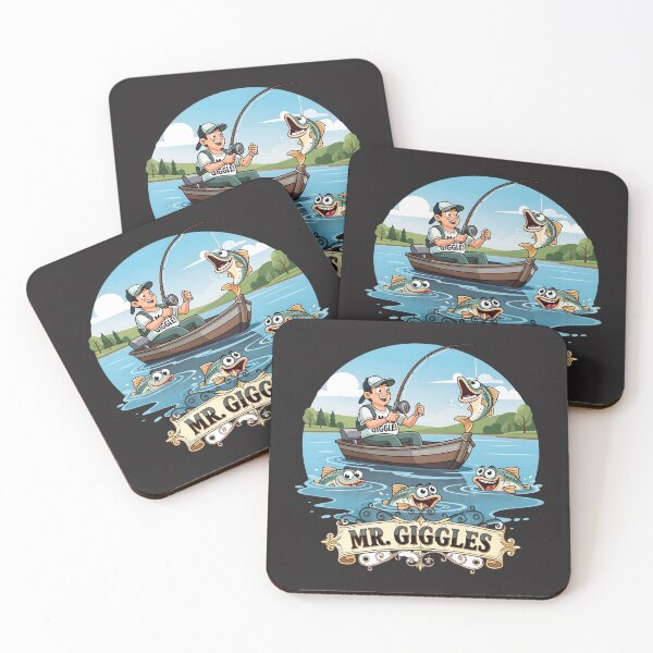 Item preview, Mr. Giggles Goes Fishing designed and sold by PawPlanetPro.