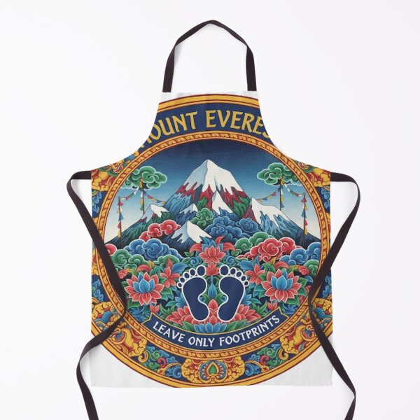 Item preview, MOUNT EVEREST LEAVE ONLY FOOTPRINTS designed and sold by likbatonboot.