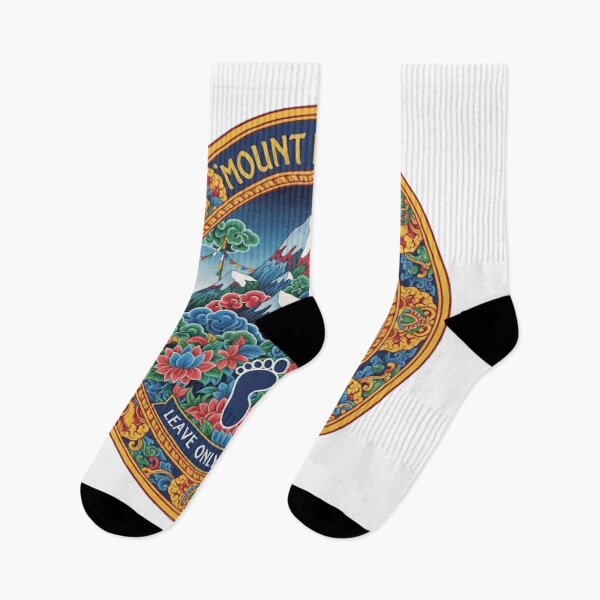 Item preview, MOUNT EVEREST LEAVE ONLY FOOTPRINTS designed and sold by likbatonboot.