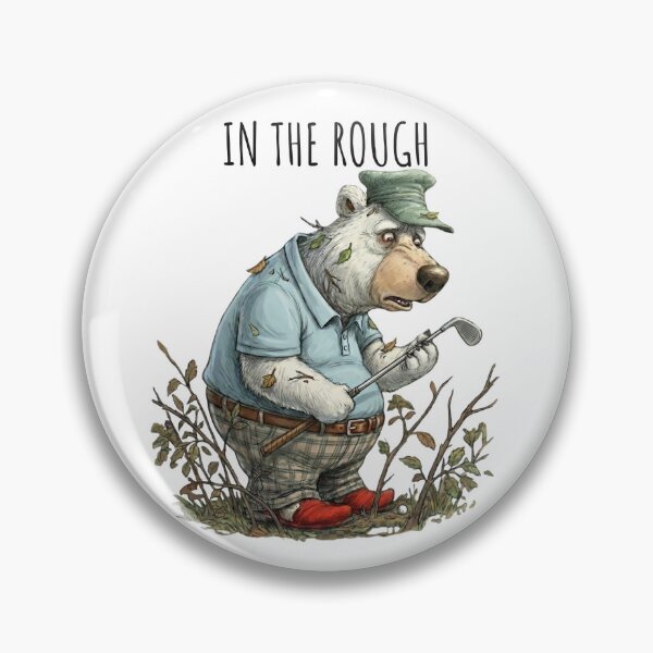 Item preview, Funny Golf Bear Illustration For Casual Players designed and sold by MTJ-Mushrooms.