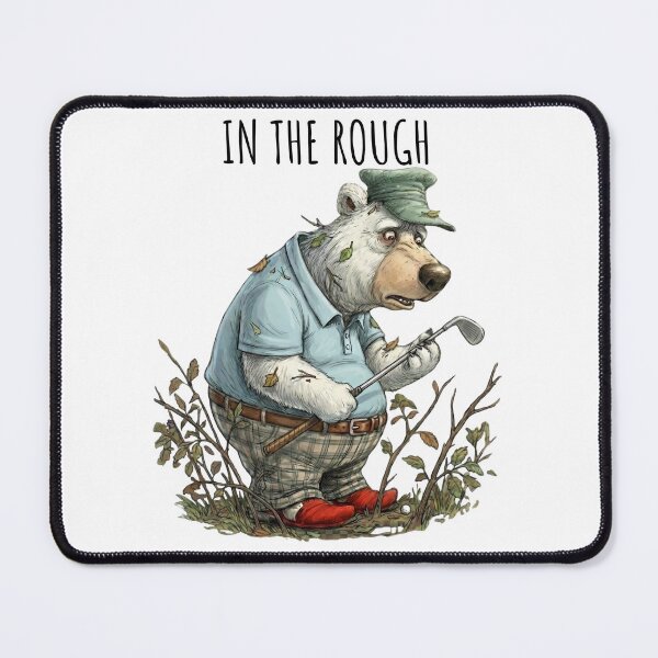 Item preview, Funny Golf Bear Illustration For Casual Players designed and sold by MTJ-Mushrooms.