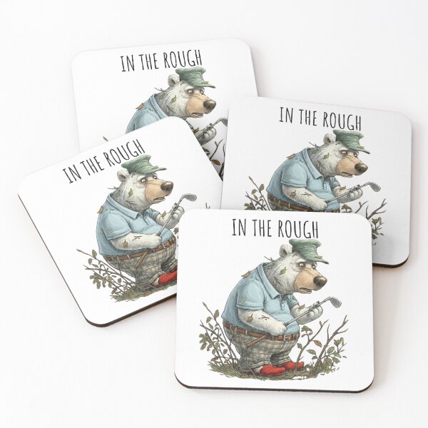 Item preview, Funny Golf Bear Illustration For Casual Players designed and sold by MTJ-Mushrooms.