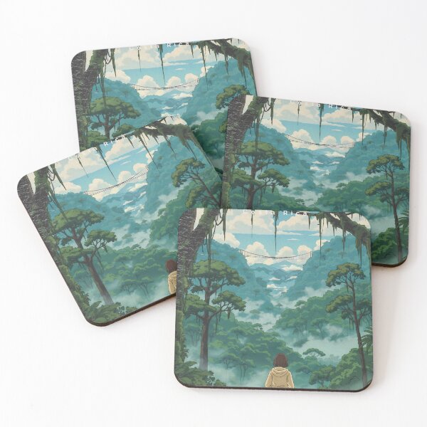 Item preview, Pastel Girl Gazing at Monteverde Cloud Forest designed and sold by JacksoonLester.