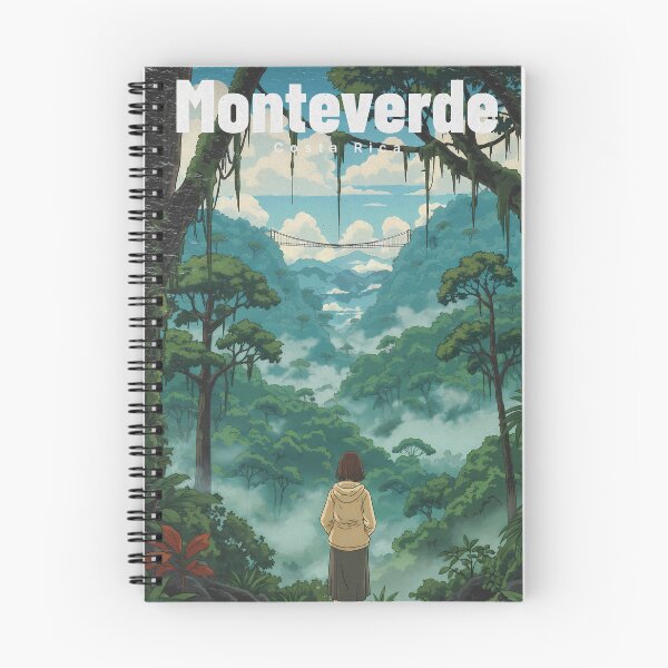 Item preview, Pastel Girl Gazing at Monteverde Cloud Forest designed and sold by JacksoonLester.