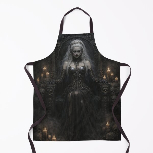 Item preview, Gothic Dark Queen on a Throne of Skulls designed and sold by photoparadise22.