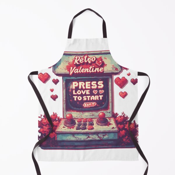 Artikelvorschau, Retro-Pixel-Art-Valentinstags-Arcade-Automat entworfen und verkauft von newvisionart191.