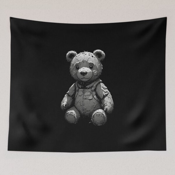Item preview, Creepy Teddy Vol.3 Zombie Crakle Dark Tactical Bear Post Apocalyptic designed and sold by SeNsArtGallery.