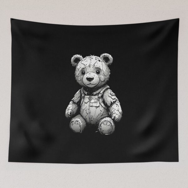 Item preview, Creepy Teddy Vol.3 Zombie Speckle Dark Tactical Bear Post Apocalyptic designed and sold by SeNsArtGallery.