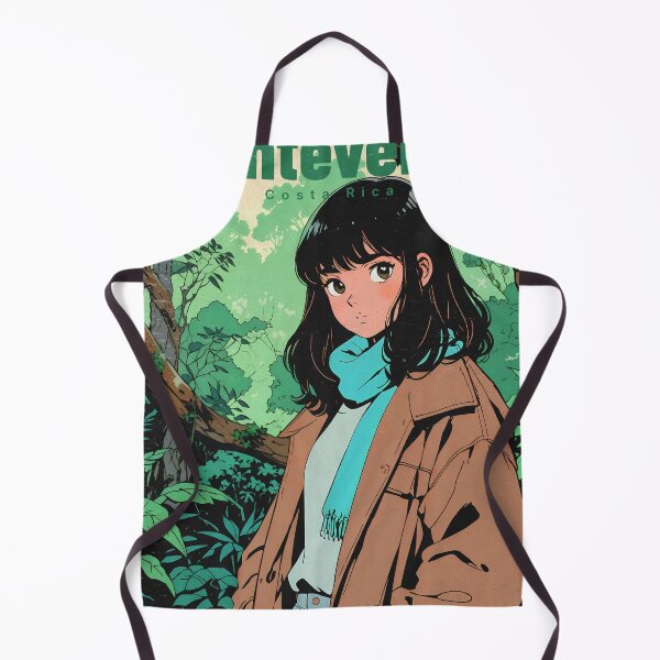 Item preview, 80s Retro Anime Girl in Monteverde Cloud Forest designed and sold by JacksoonLester.
