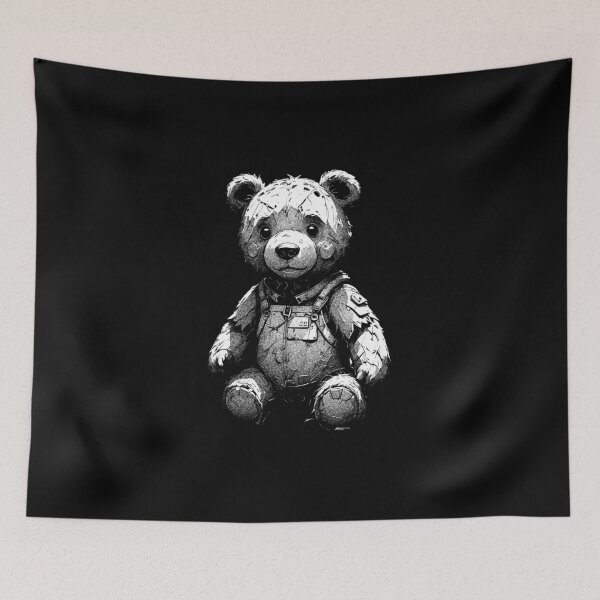 Item preview, Creepy Teddy Vol.3 Zombie Graphic Dark Tactical Bear Post Apocalyptic designed and sold by SeNsArtGallery.