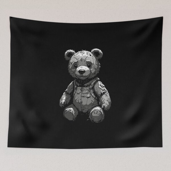 Item preview, Creepy Teddy Vol.3 Zombie Poster Dark Tactical Bear Post Apocalyptic designed and sold by SeNsArtGallery.