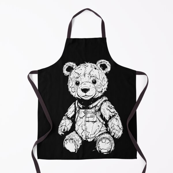 Item preview, Creepy Teddy Vol.3 Zombie N&B Dark Tactical Bear Post Apocalyptic designed and sold by SeNsArtGallery.