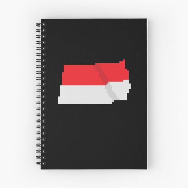 Item preview, The Official Flag of Indonesia, a flag with a pixel art concept designed and sold by massingso.