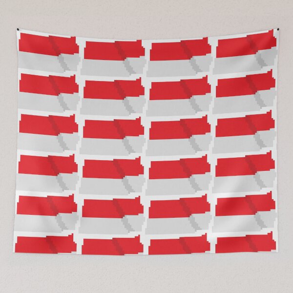 Item preview, The Official Flag of Indonesia, a flag with a pixel art concept designed and sold by massingso.