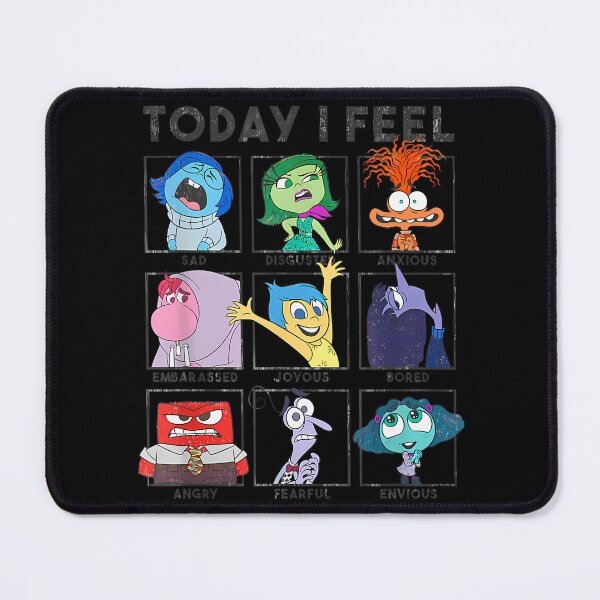 Item preview, Dis.Ney Pixar Inside Out 2 Today I Feel...Vintage Panels designed and sold by RetMcClure.