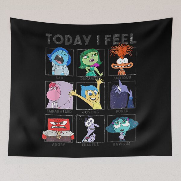Item preview,  Dis.Ney Pixar Inside Out 2 Today I Feel...Vintage Panels designed and sold by RetMcClure.