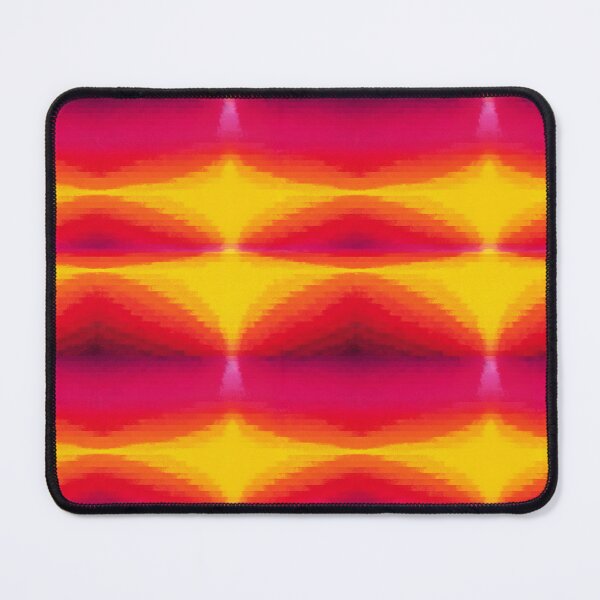 Item preview, Pixel Sunset Glitch Gradient Horizon Pattern designed and sold by bubblegoth.