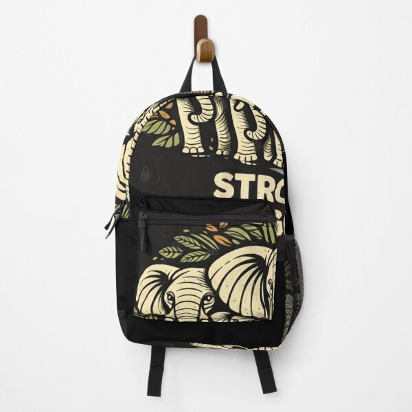Item preview, "Stronger Together"-African Elephant Family Art Savanna Wildlife designed and sold by SavannaStrikes.