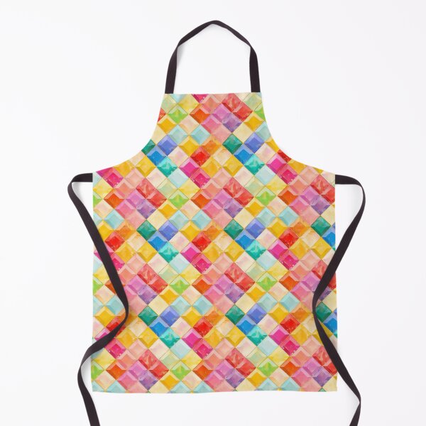 Item preview, Rainbow Gemstone Diamond Tile Pattern designed and sold by bubblegoth.