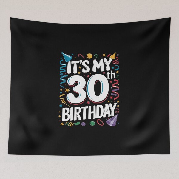 Item preview, Its My 30th Birthday Happy Birthday designed and sold by DigitaldeligArt.