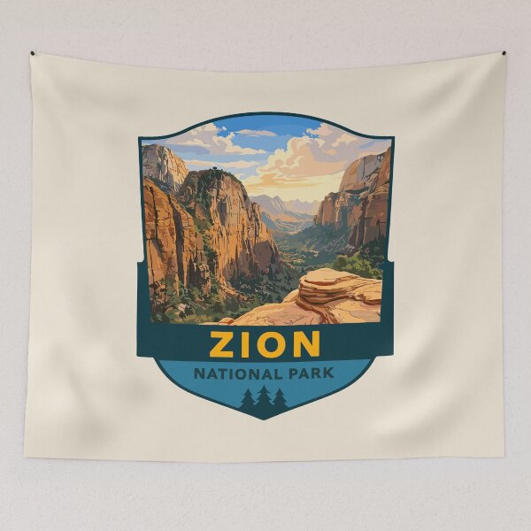 Item preview, Zion National Park Utah Sticker designed and sold by Gideon Emmerich.