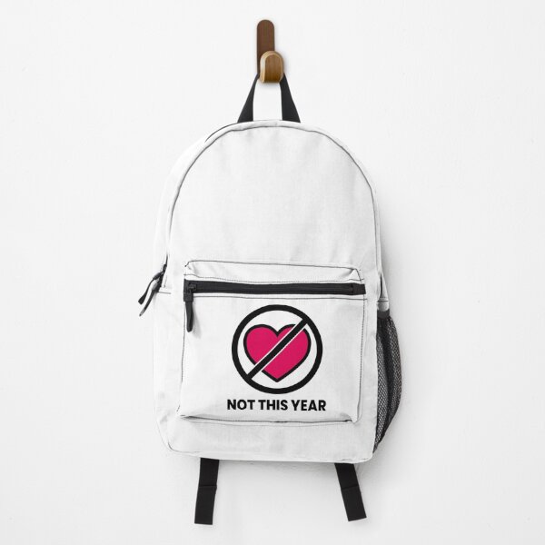 Artikelvorschau, Nicht dieses Jahr – Minimalistisches Herzdesign gegen Valentinstag entworfen und verkauft von Kewessthetic.