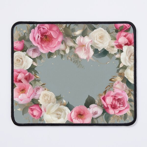 Item preview, Floral Heart Wreath – Valentine’s Day Romantic designed and sold by Glitchart66.