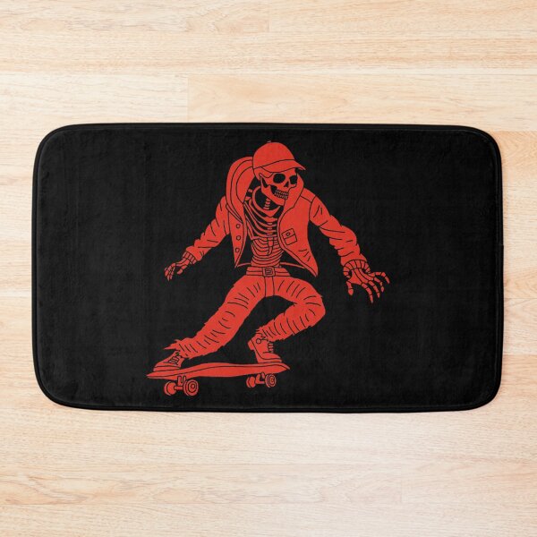 Item preview, Skeleton on a skateboard (red) designed and sold by Lagueny.