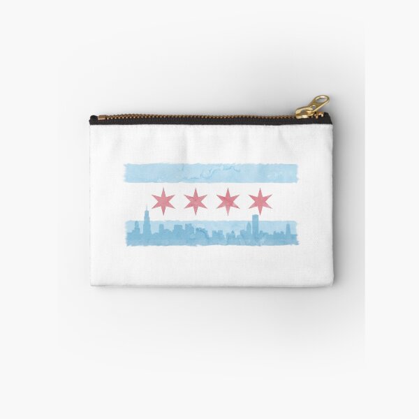 Item preview, Chicago Flag and Skyline - Watercolor designed and sold by jay-p.