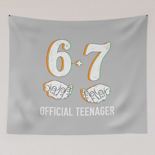 Item preview, 6+7 Year Old Boys Girls Teenager 13th Birthday Funny 67 designed and sold by mjohnson9.