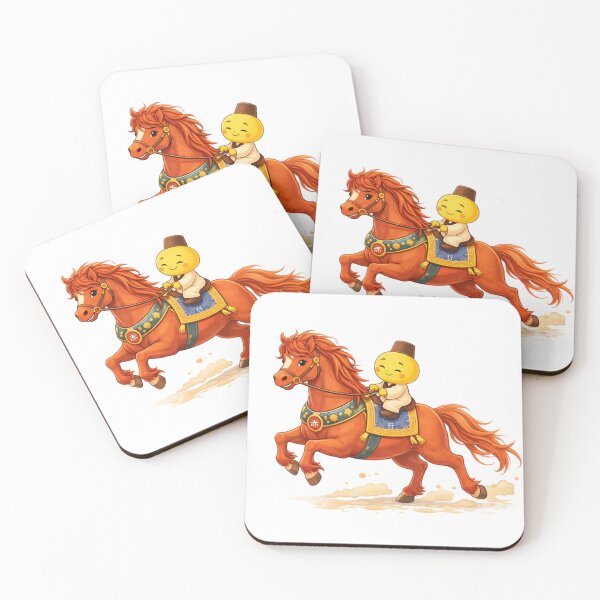 Item preview, Calm Journey on a Red Horse designed and sold by Moonya26.