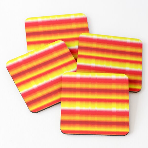 Item preview, Retro Sunrise Stripe Gradient Bands Pattern designed and sold by bubblegoth.