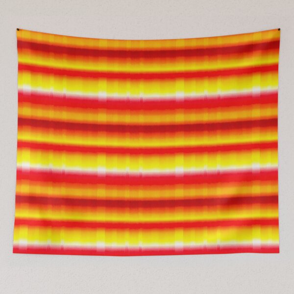 Item preview, Retro Sunrise Stripe Gradient Bands Pattern designed and sold by bubblegoth.