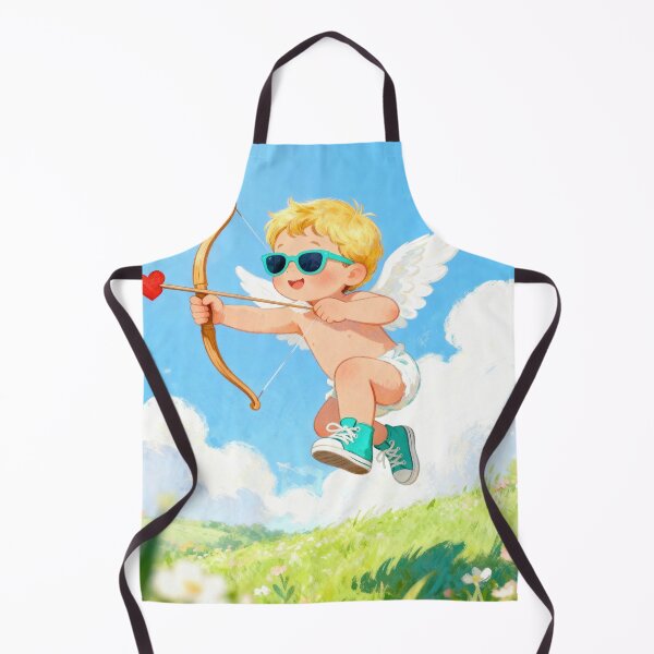 Item preview, Sky High Love - Cute Flying Cupid Adventure Mascot designed and sold by HappySproutArt.