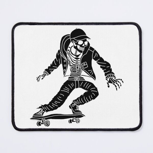 Item preview, Skeleton on a skateboard (black) designed and sold by Lagueny.
