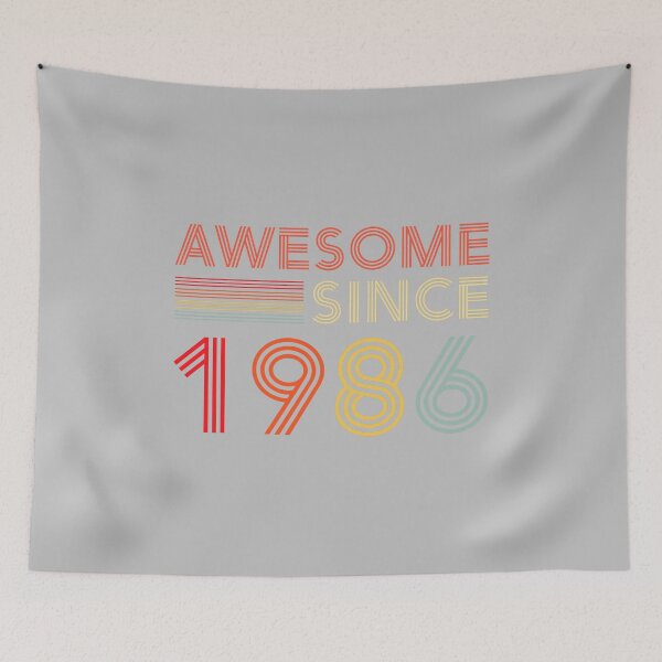 Item preview, 40 Birthday Decorations Men 40yr Awesome 1986 40th Birthday designed and sold by mjohnson9.