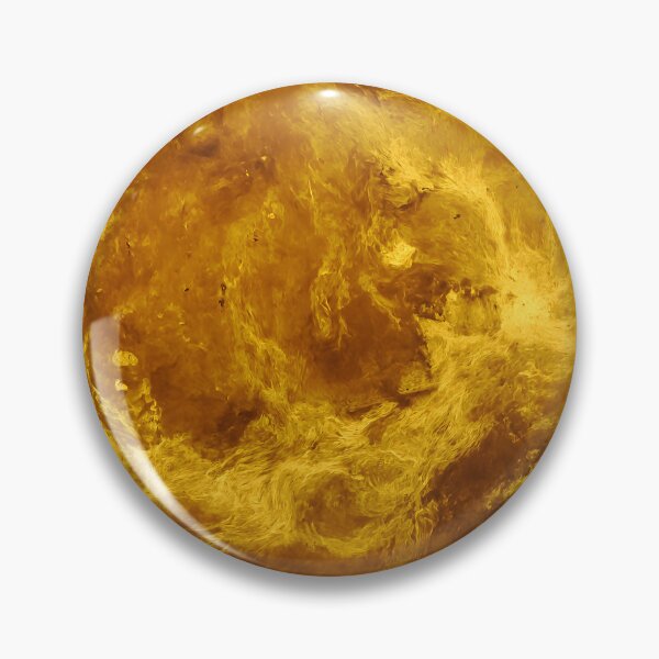 Item preview, Planet Venus Abstract Surface in Golden Yellow Tones designed and sold by PandaTShirtShop.